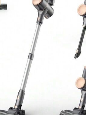 Cordless Stick Vacuum Cleaner in Gunmetal Gray with Rose Gold Accents NWT